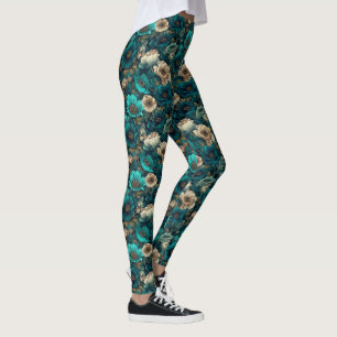 Anemones Flower Running Anemones Sparkle Gifts For Leggings
