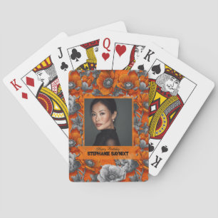 Anemones Garden 60Th Birthday Gifts For Mother Playing Cards