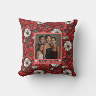 Anemones Happy Birthday Mum Decorative Cottage Cushion