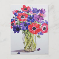Anemones in a glass jug 2007
