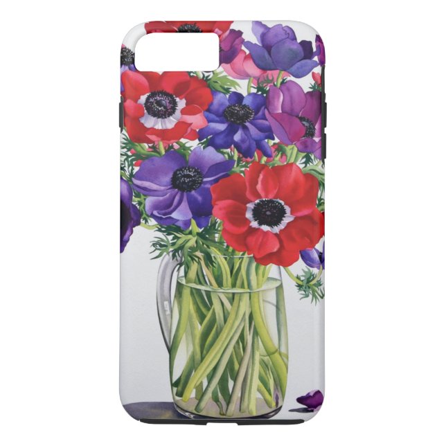 Anemones in a Glass Jug Case-Mate iPhone Case (Back)