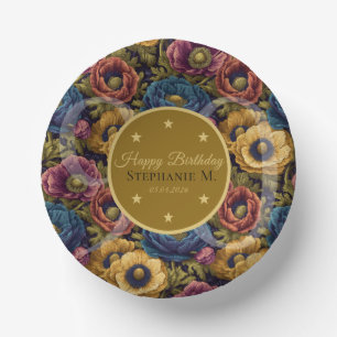 Anemones Inspired 18Th Birthday s For Niece Paper Plate