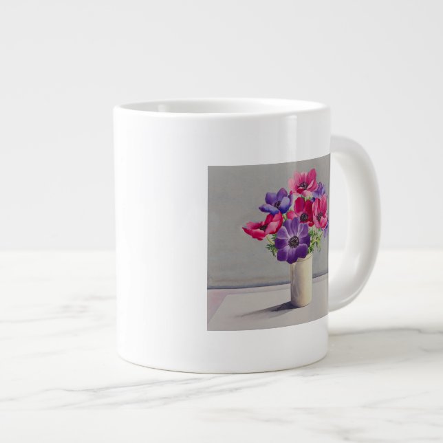 Anemones Large Coffee Mug (Front Right)