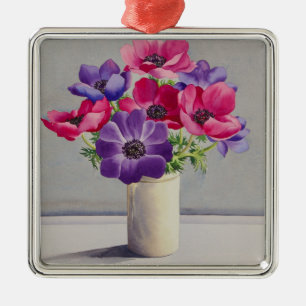 Anemones Metal Tree Decoration