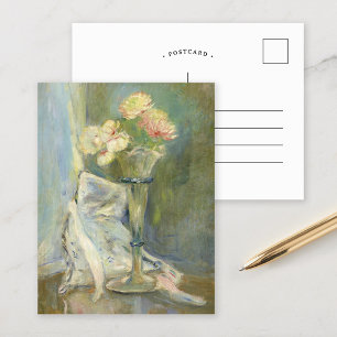 Anémones Roses   Berthe Morisot Postcard