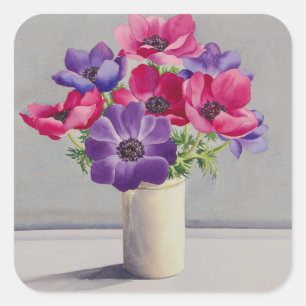 Anemones Square Sticker