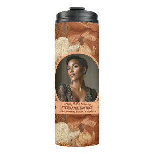Anemones Theme 70Th Birthday Feminine Thermal Tumbler