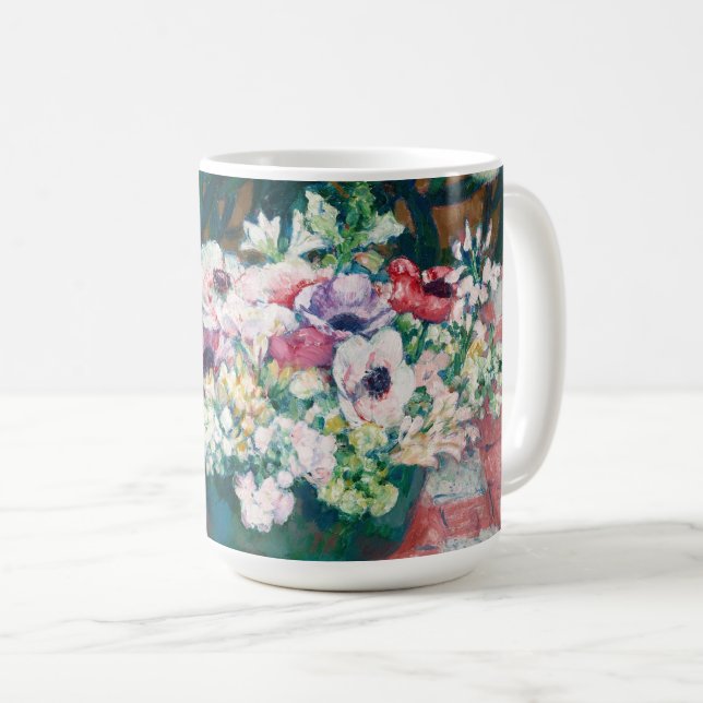 Anémones | Theo van Rysselberghe Coffee Mug (Front Right)
