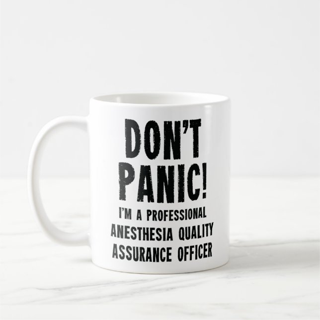 Anesthesia Quality Assurance Officer Coffee Mug (Left)