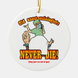 Anesthesiologists Ceramic Tree Decoration