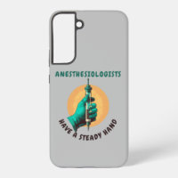 Anesthesiologists have a steady hand, Anaesthesia