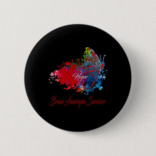 Aneurysm Awareness 6 Cm Round Badge
