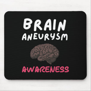 Aneurysm Awareness Burgundy Ribbon Aneurysm Surviv Mouse Mat