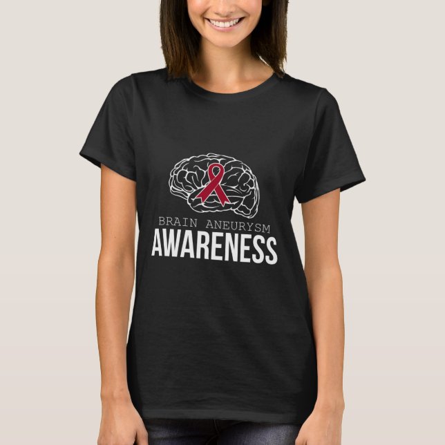 Aneurysm Awareness For Men  T-Shirt (Front)