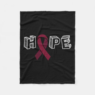 Aneurysm Awareness Hope Fleece Blanket