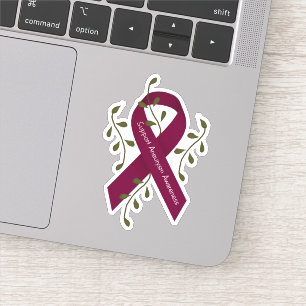 Aneurysm Awareness Ribbon Sticker