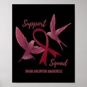 Aneurysm Awareness Support Squad  Poster