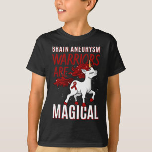 Aneurysm Awareness Unicorn Supporter Intracranial T-Shirt