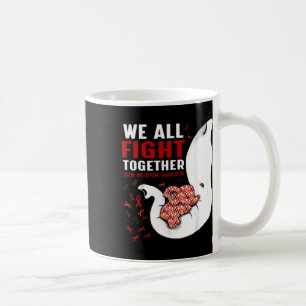 Aneurysm Awareness We All Fight Together Elephant Coffee Mug