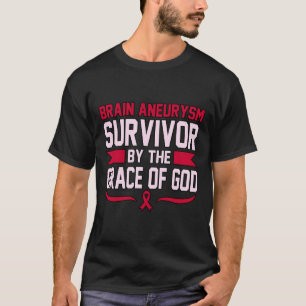 Aneurysm Survivor Awareness Month Support Graphic  T-Shirt