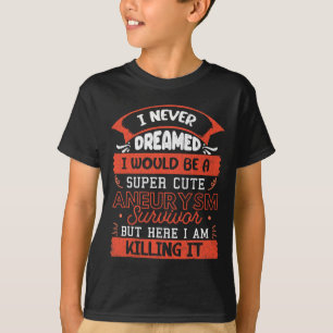 Aneurysm Survivor Brain Surgery Awareness Graphic T-Shirt