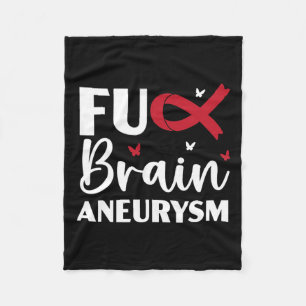 Aneurysm Warrior Medical Condition Aneurysm Awaren Fleece Blanket
