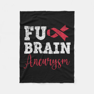 Aneurysm Warrior Medical Condition Aneurysm Awaren Fleece Blanket