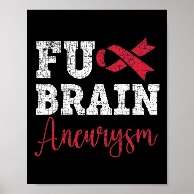 Aneurysm Warrior Medical Condition Aneurysm Awaren Poster (Front)