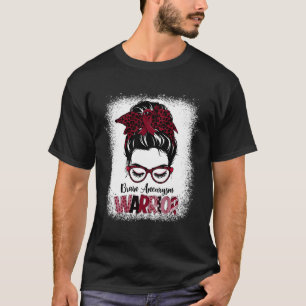 Aneurysm Warrior Month Burgundy Ribbon T-Shirt