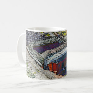 Anfield Stadium Liverpool - Artistic Watercolour Coffee Mug