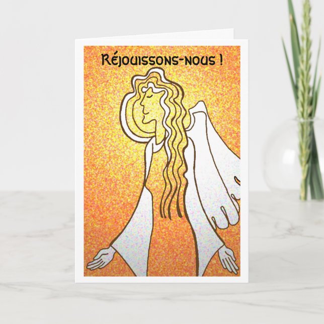 Ange de Noel Holiday Card (Front)