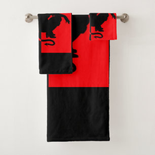 Ange ou demon bath towel set