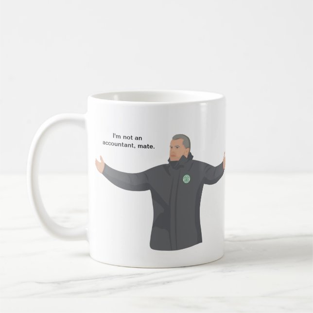 Ange Postecoglou - i'm not an accountant, mate. Coffee Mug (Left)