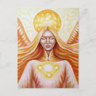 Ange solaire 01 (détail) postcard