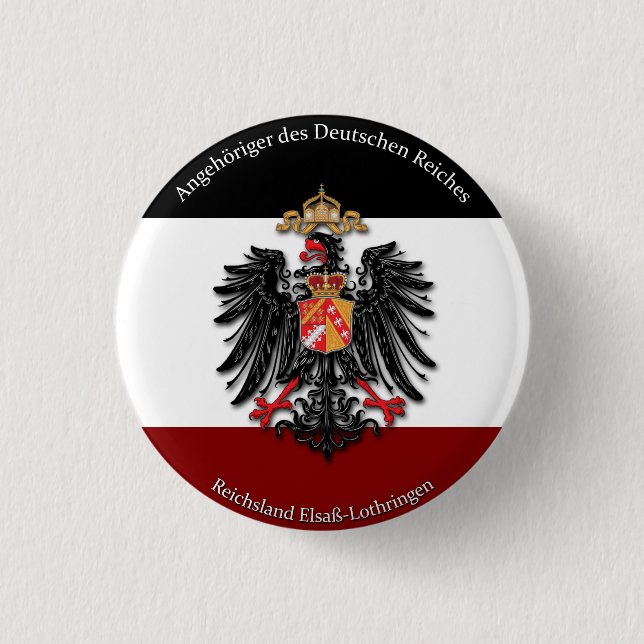 Angehöriger des Deutschen Reiches 3 Cm Round Badge (Front)