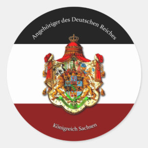 Angehöriger des Deutschen Reiches Classic Round Sticker