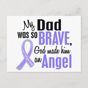 Angel 1 Dad Oesophageal Cancer Postcard