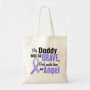 Angel 1 Daddy Stomach Cancer Tote Bag