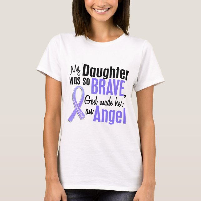 Angel 1 Daughter Oesophageal Cancer T-Shirt (Front)