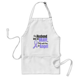 Angel 1 Husband Stomach Cancer Standard Apron