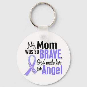 Angel 1 Mum Stomach Cancer Key Ring