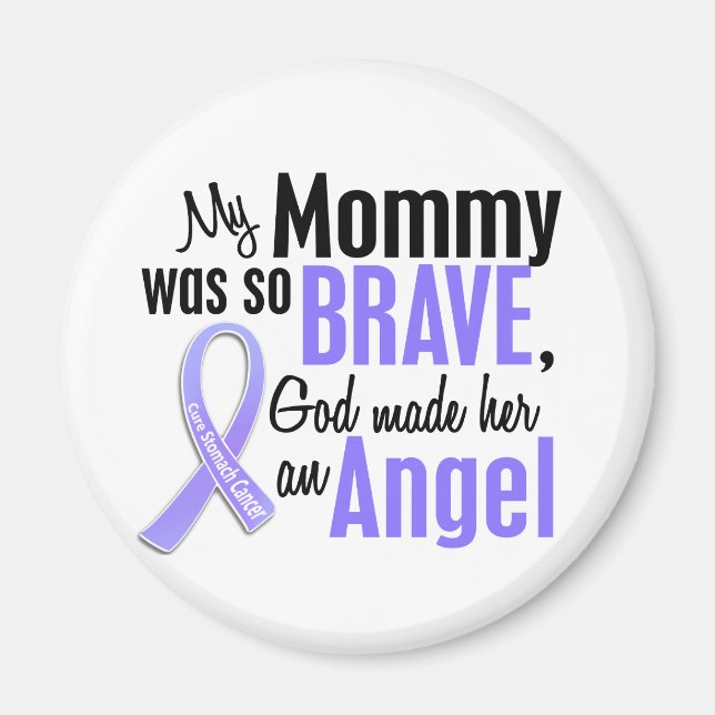 Angel 1 Mummy Stomach Cancer Magnet (Front)