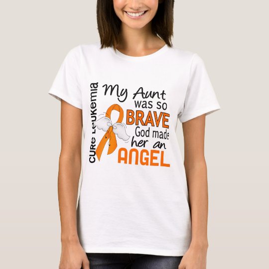 Angel 2 Aunt Leukaemia T-Shirt