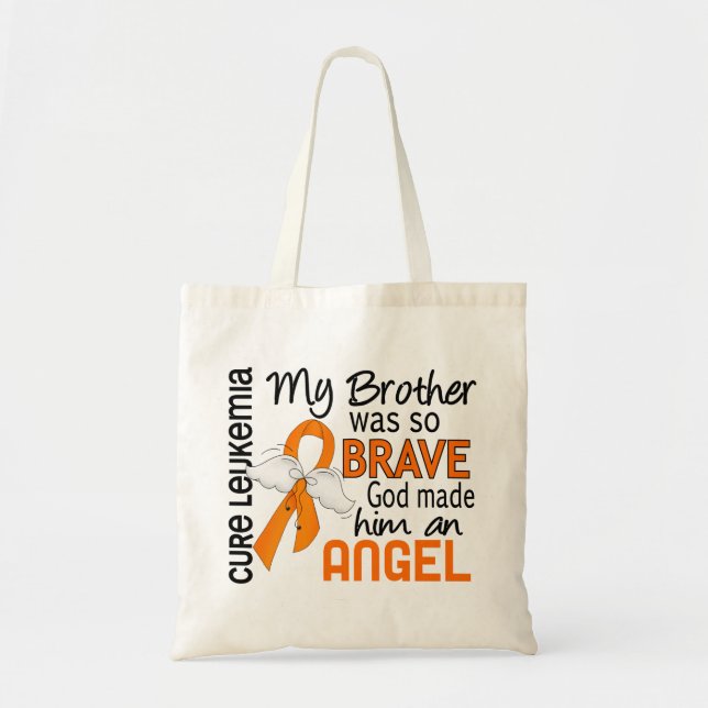 Angel 2 Brother Leukaemia Tote Bag (Front)