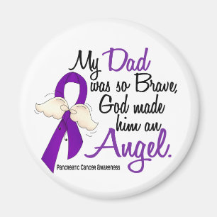 Angel 2 Dad Pancreatic Cancer Magnet