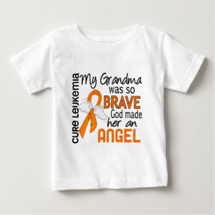 Angel 2 Grandma Leukaemia Baby T-Shirt