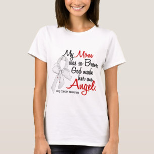 Angel 2 Mum Lung Cancer T-Shirt
