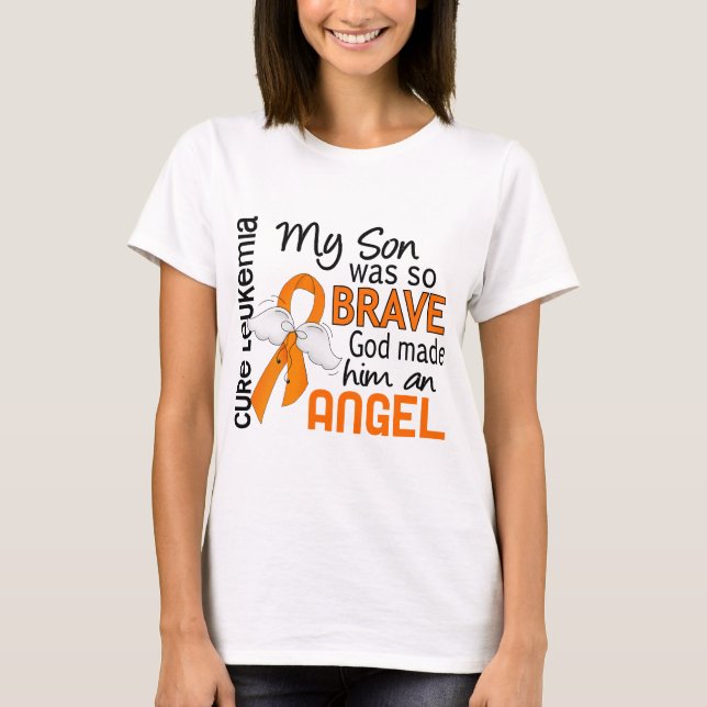 Angel 2 Son Leukaemia T-Shirt (Front)
