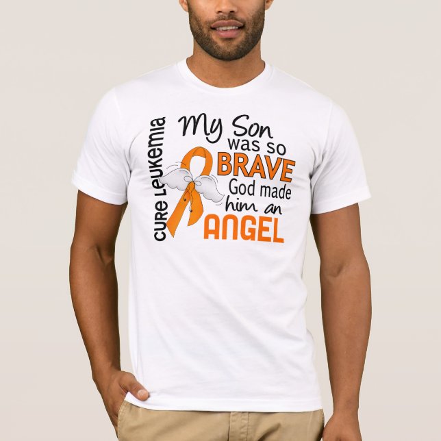 Angel 2 Son Leukaemia T-Shirt (Front)