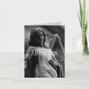 Angel 4 Christian Memorial Sympathy Thank You